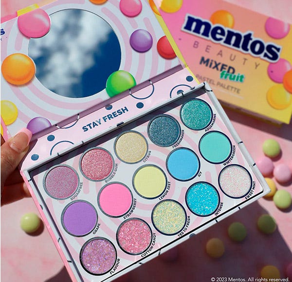 Mentos blandet frugtpalette
