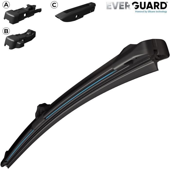 Escobilla limpiaparabrisas de silicona Everguard vsf50 x1 500 mm - VALEO - 566007