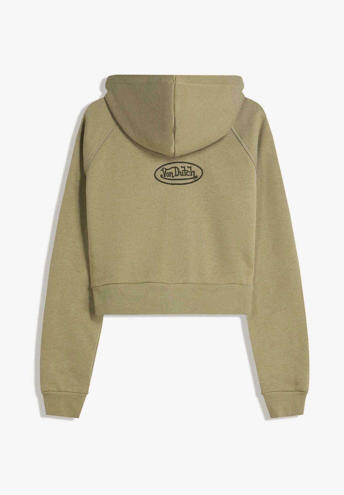Bershka pulover z zadrgo - kaki