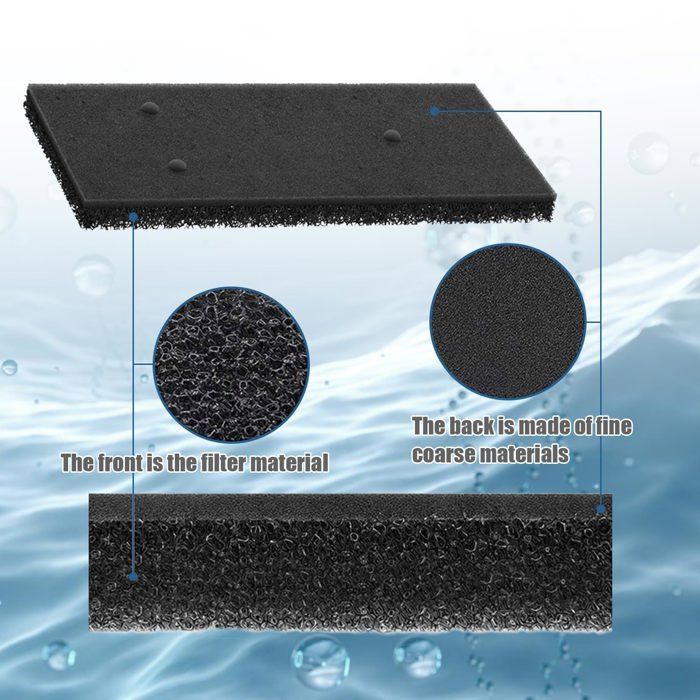 Paquete de 4 filtros de espuma INF para secadoras Whirlpool, color negro, Whirlpool 481010716911