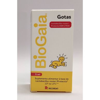 Biogaia-dråper for forsvar av fordøyelsessystemet hos spedbarn 5 ml 5 ml