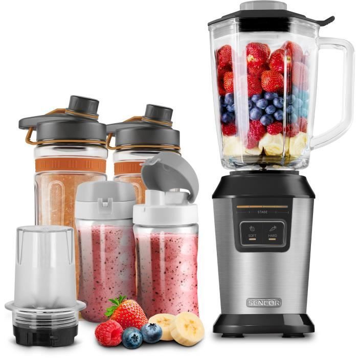 Liquidificador para smoothies - SENCOR - SBL 7570SS - 800 W - Prata