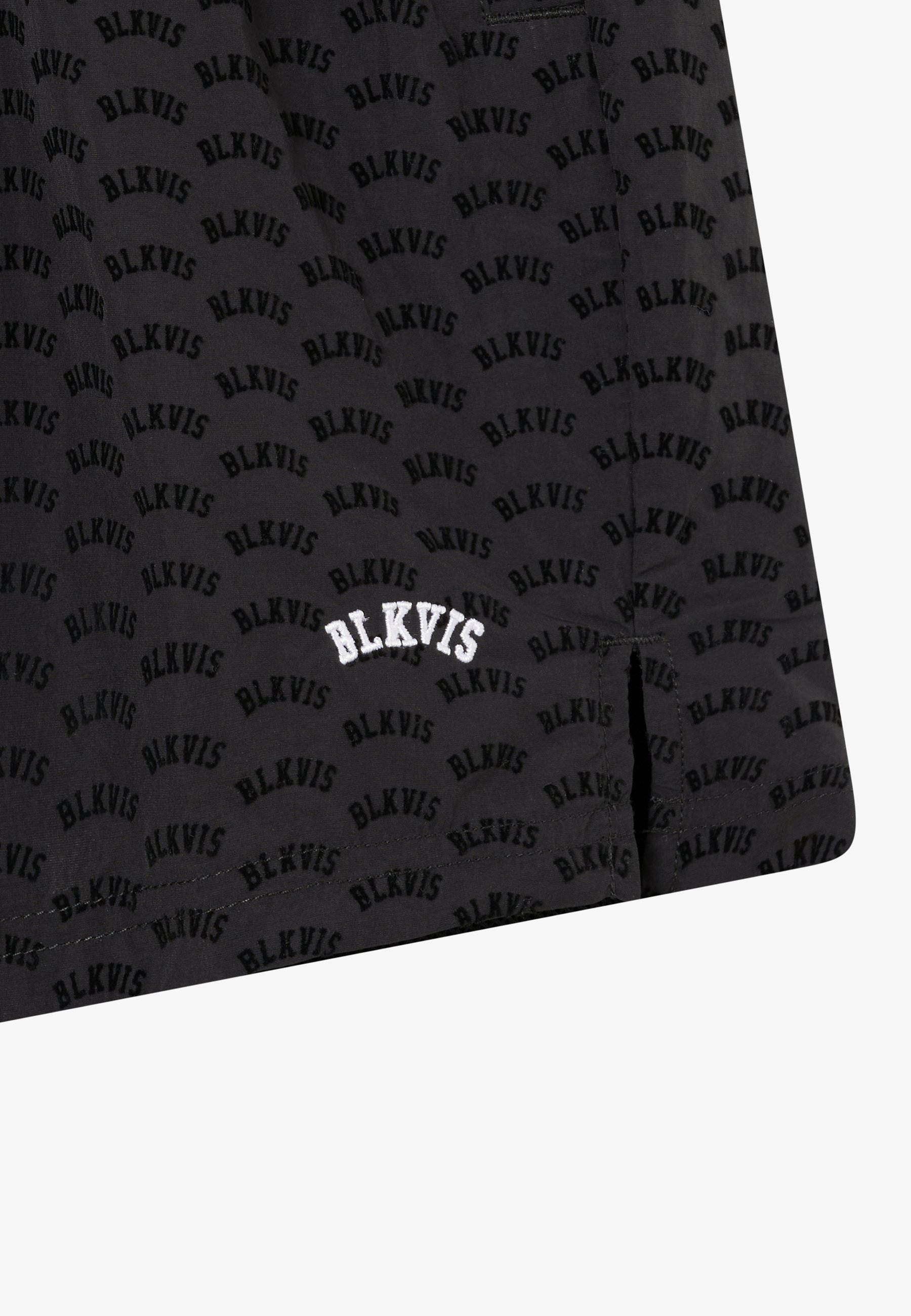 BLKVIS ALLOVER TRACK UNISSEX - Shorts - preto
