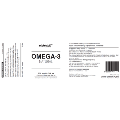 EFPBiotek Přírodní Omega 3 kapsle 70 kapslí
