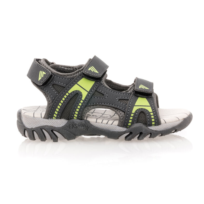 Sandalias grises para niño / Zapatos de punta abierta