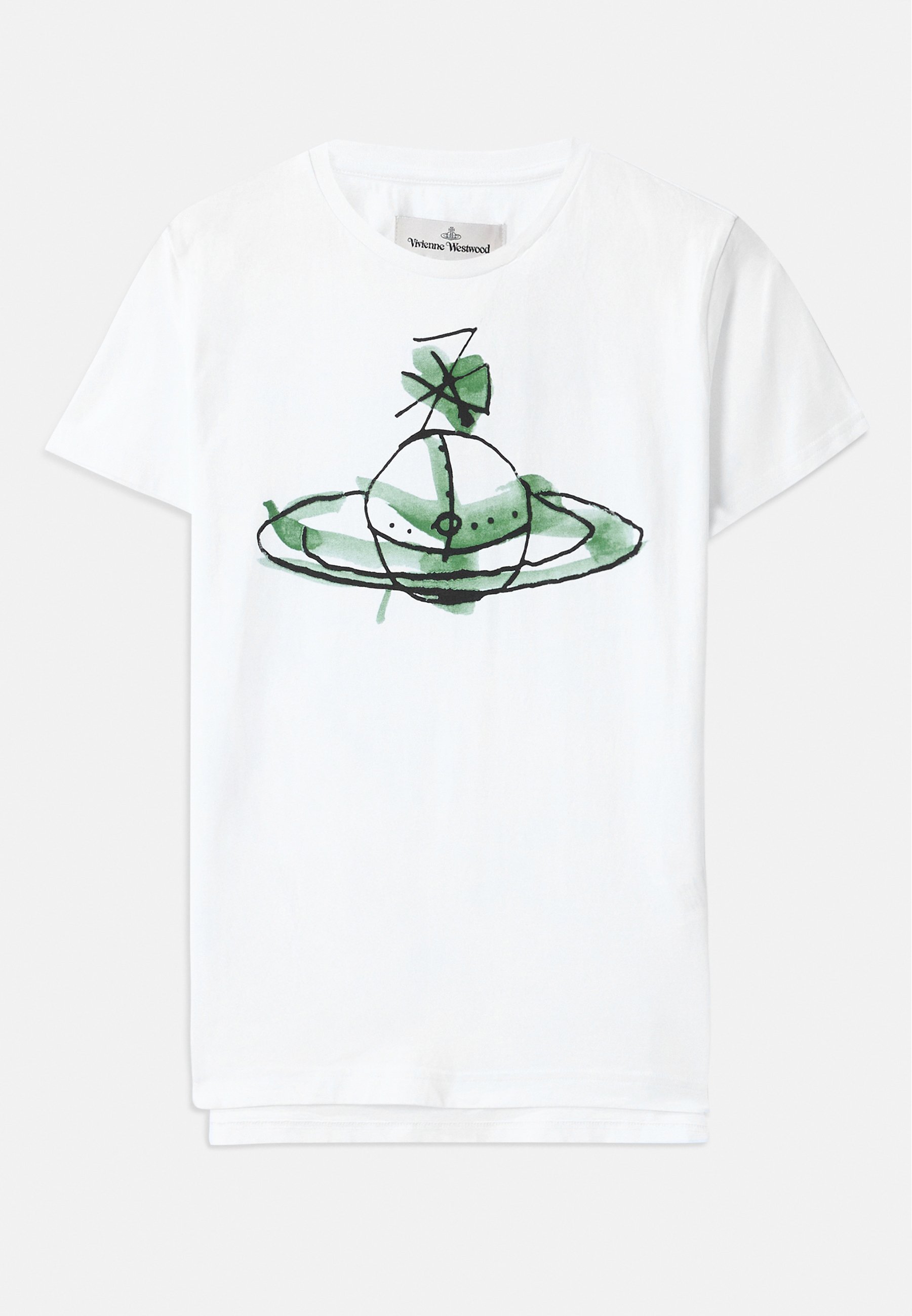 Vivienne Westwood DRAWN ORB PERU UNISEX - Triko s potiskem - white