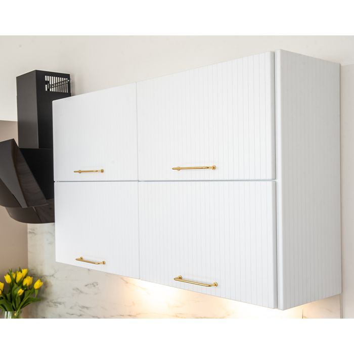 Cuisine complète emplacement pour four encastrable 270 cm couleur beige - KATIA