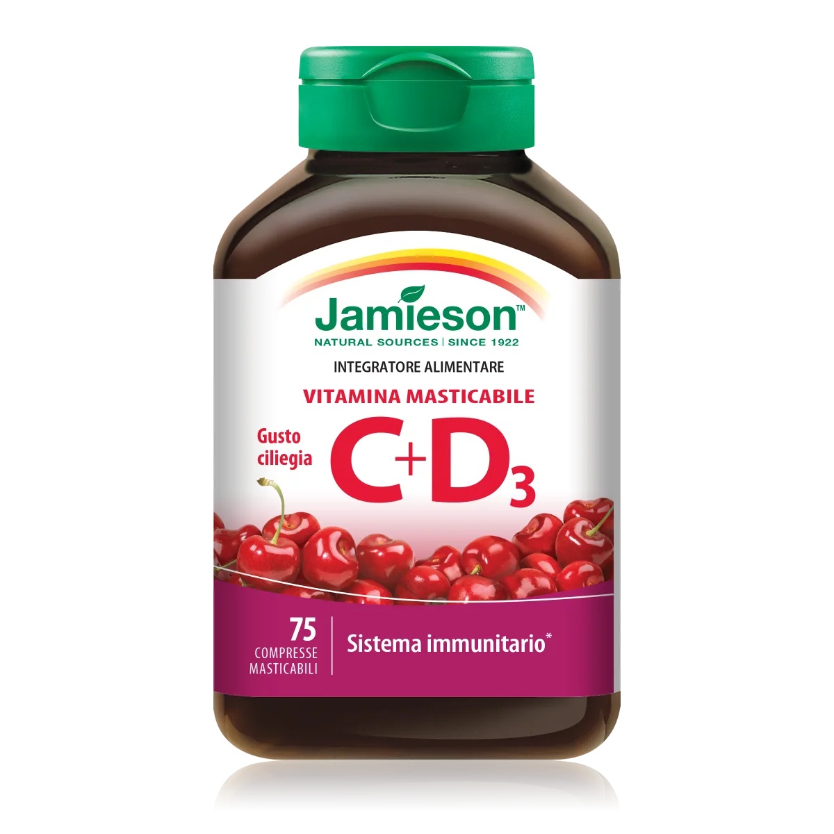 JAMIESON Vitamina C+D Jamieson 75 comprimidos Antioxidantes, Sistema imunológico
