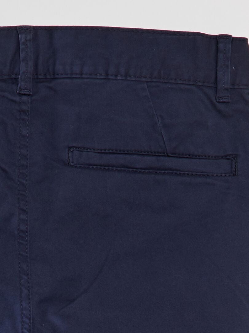 Pantalones chinos ajustados L30 - Azul