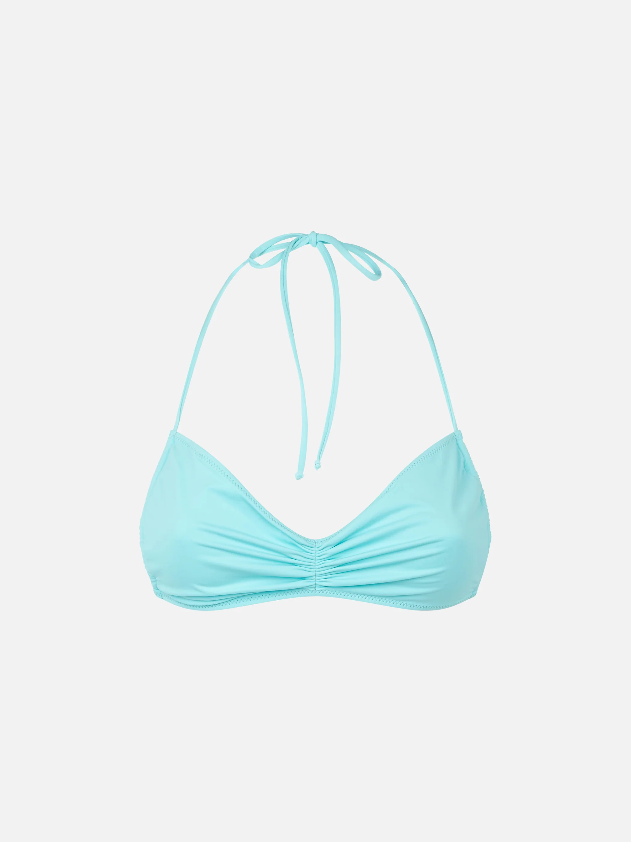 Damen-Bandeau-Badeanzug in Aquagrün