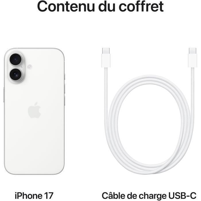 Apple iPhone 17 de 512 GB, blanco