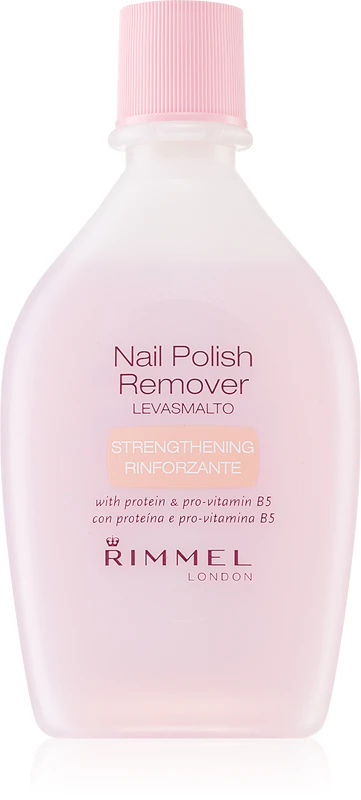 Removedor de esmalte Rimmel com efeito fortalecedor
