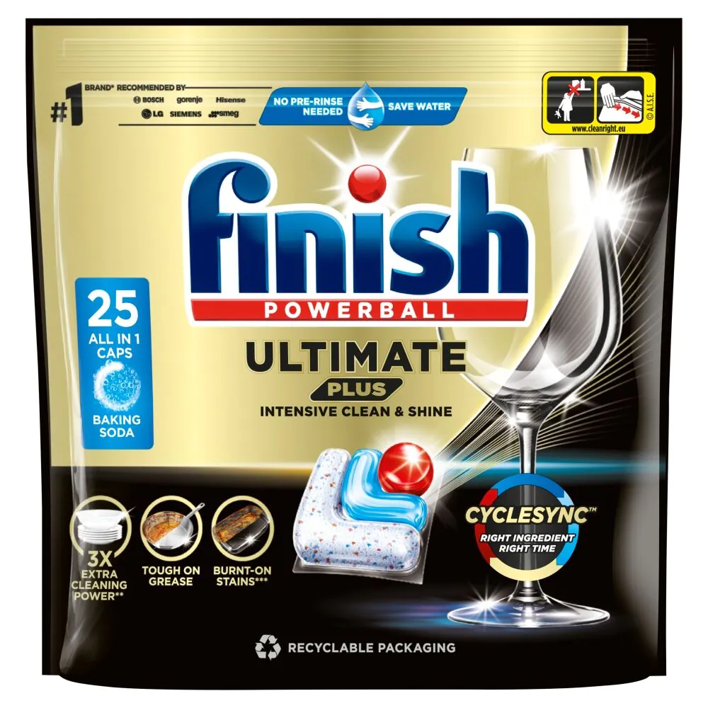 Finish Kapsułki Ultimate Plus Baking Soda