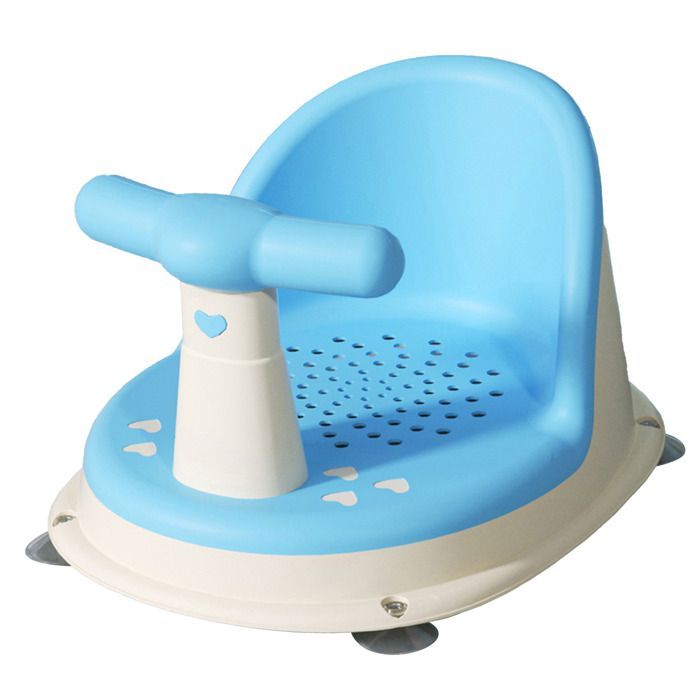 OMABETA Siège de bain bébé Siège de bain pour bébé réglable ergonomique pour empêcher le glissement siège de Ciel bleu