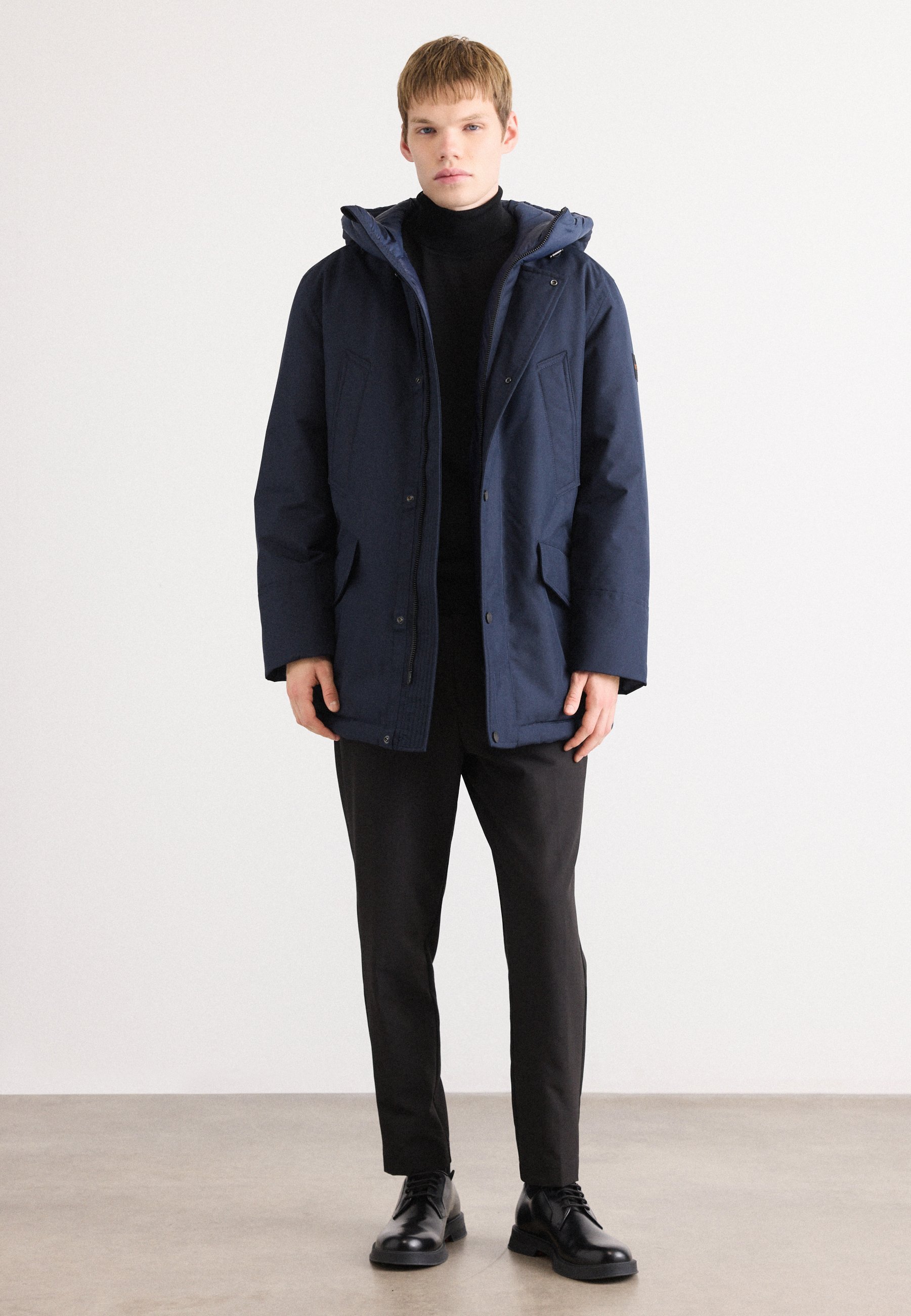 BOSS OSIASS - Cappotto invernale - blu scuro quattro