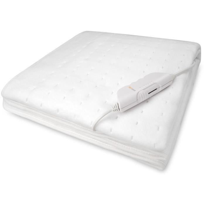 Cubrecolchón calefactable - MEDISANA - HU 662 - 2 zonas de calefacción - Lavable - 6 ajustes de temperatura
