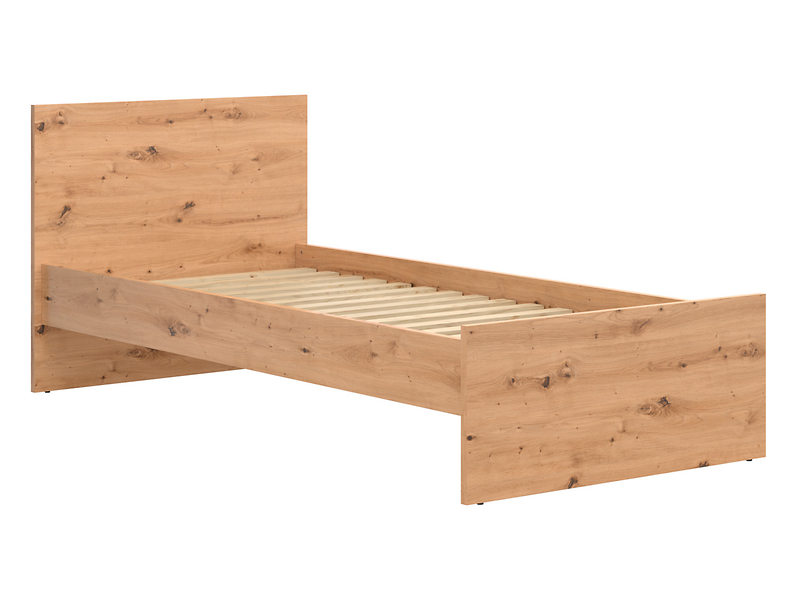 Łóżko Lamea 90x200 ze stelażem dąb artisan
