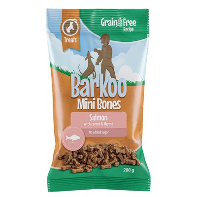 x 200 g de mini-os semi-humides sans céréales Barkoo pour chiens - Prix spécial !*