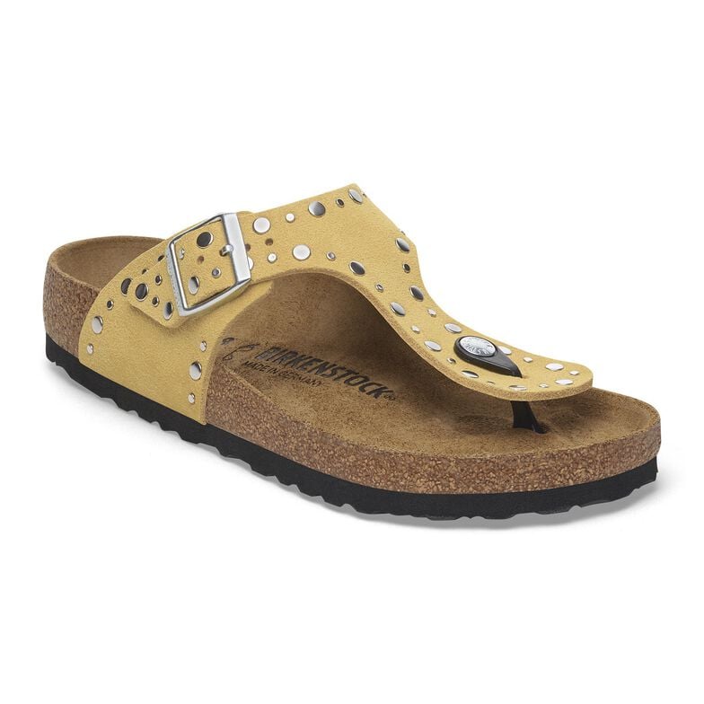 Gizeh Rivet Pelle scamosciata - Ochre Ochre