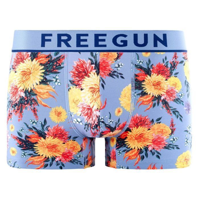 Calzoncillos bóxer Freegun para hombre - Azul (Paquete de 4)