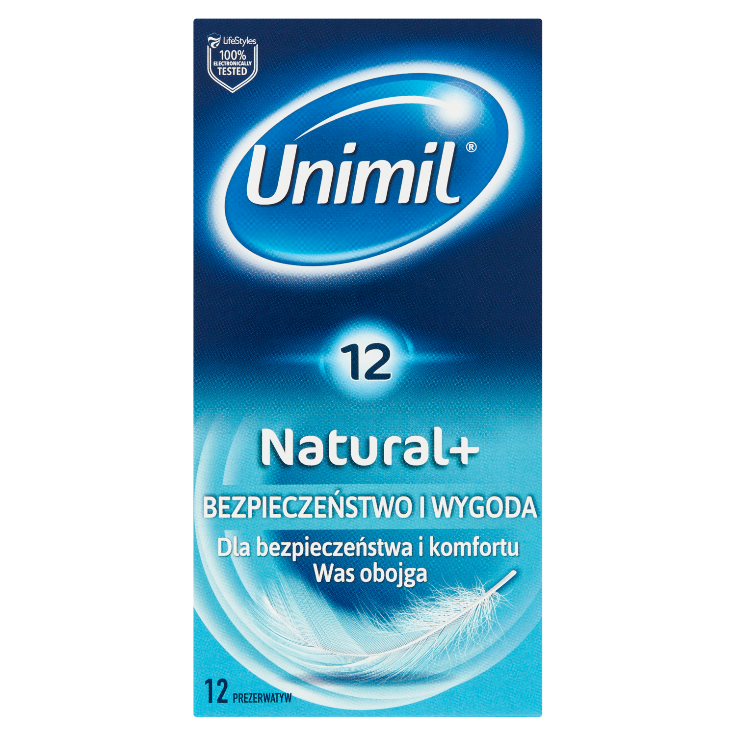 Unimil condoms 12 pcs Natural