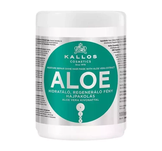 Kallos KJMN Aloe Vera maska aloesowa 1000ml