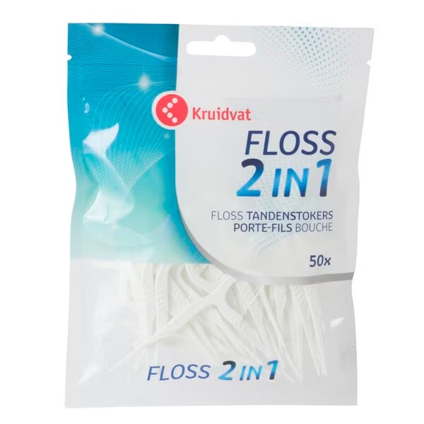 „Kruidvat Floss“ dantų krapštukai<br>50 vnt.