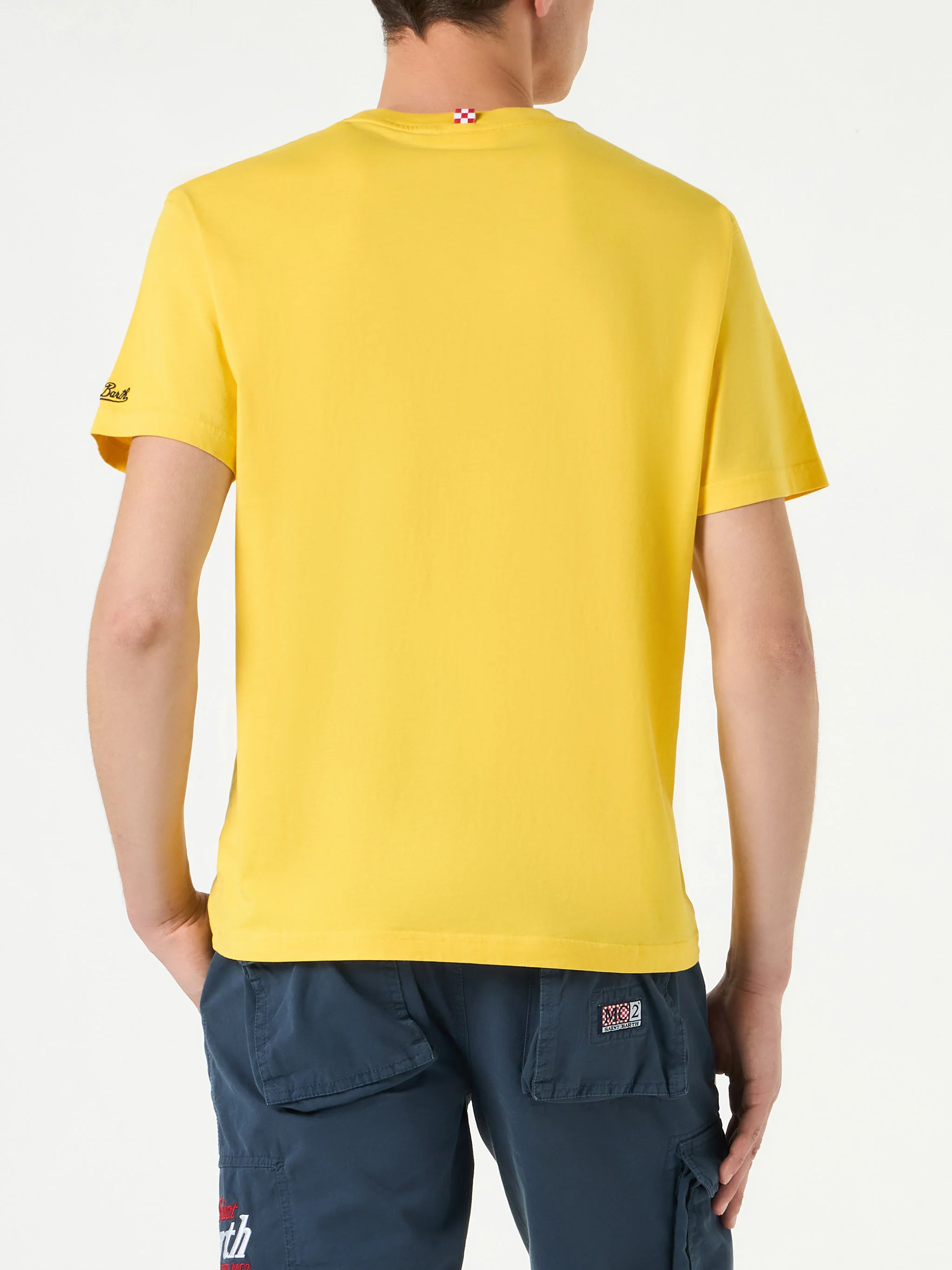 Estathé katoenen T-shirt voor heren met eendenprint | ESTATHE' EDITION