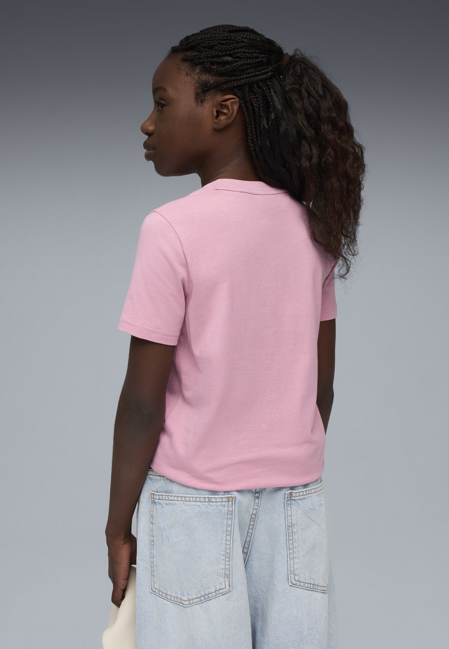 Puma ESS GRAPHIC ANIMAL GRAPHIC TEE G - Sport-T-Shirt - Poised Pink