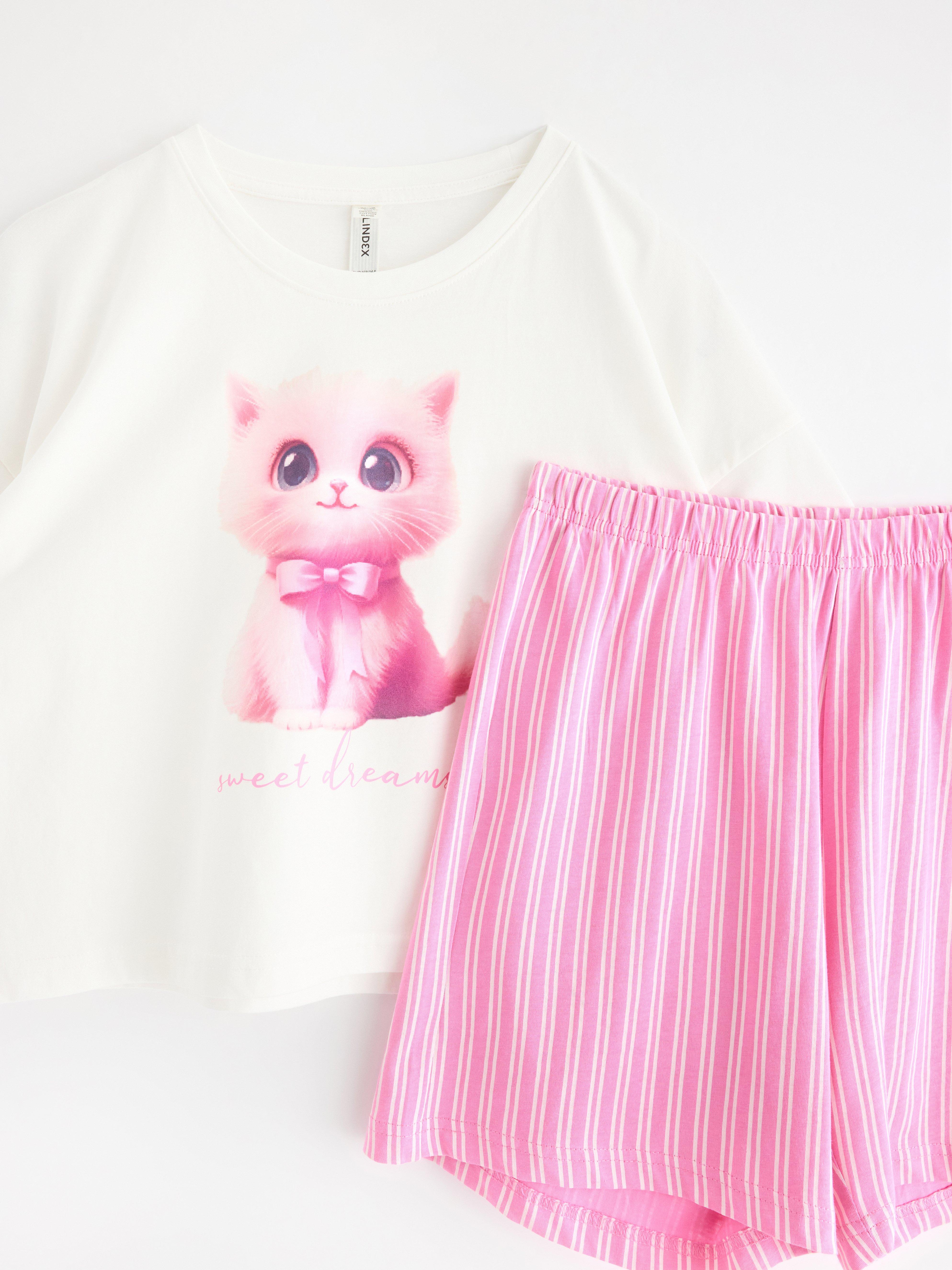 Pyjamasset Off White
