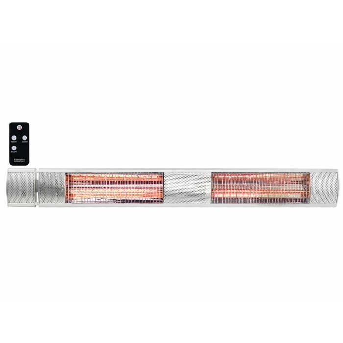 Chauffage radiant d'extérieur - Semptec - IRW-3100 - Argenté - Infrarouge ultra-efficace - 3 niveaux de chaleur