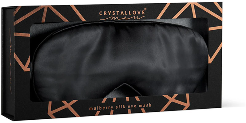 Crystallove zijden oogmasker maska do spania