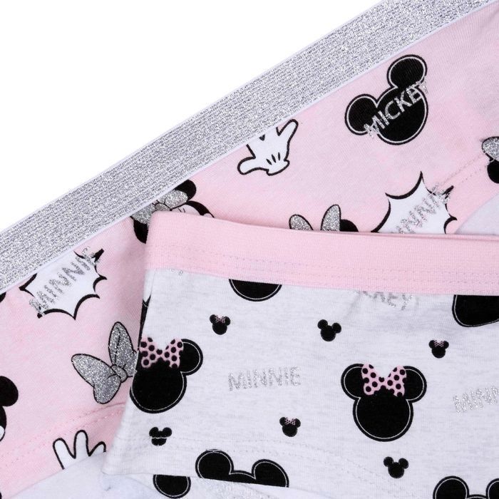 Mutandine in cotone per bambine Disney Minnie Mouse, 2 paia, comode