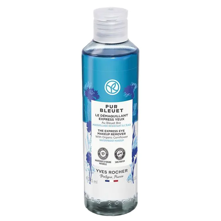 Yves Rocher Pur Bleuet Dwufazowy płyn do demakijażu oczu
