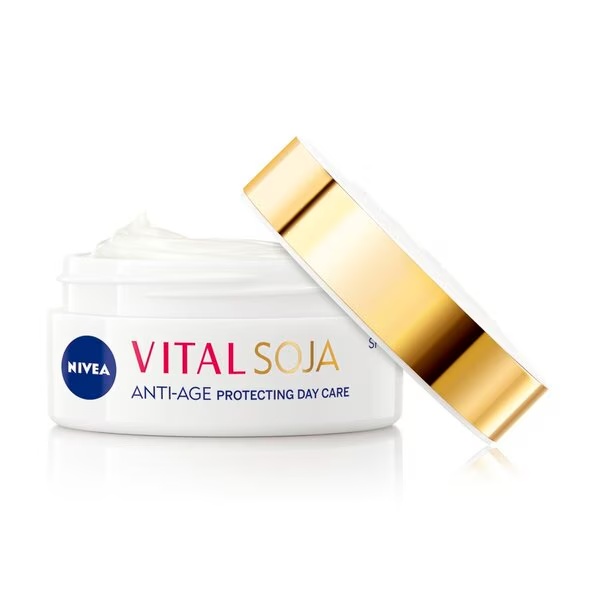 NIVEA Vital Soy SPF30 dienas krēms pret novecošanos, nostiprinošs, 50 ml - nobriedušai ādai