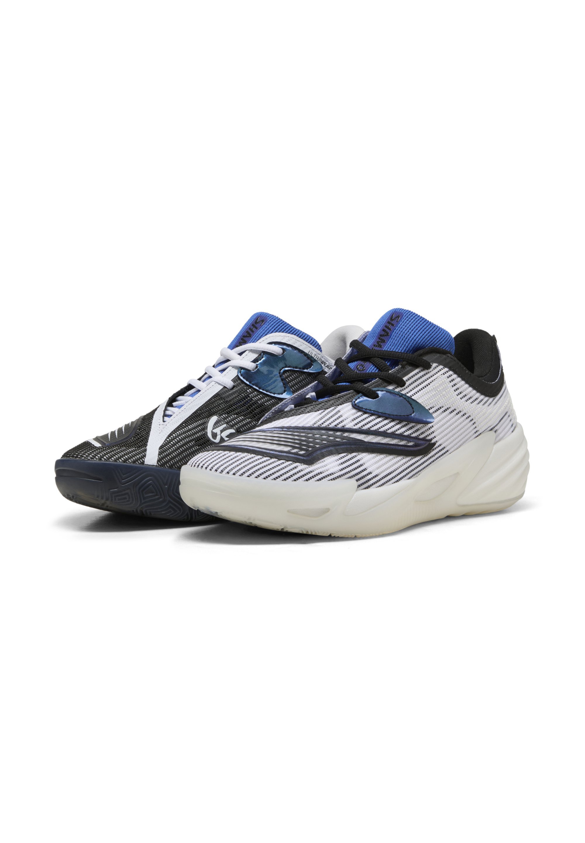 Puma ALL-PRO NITRO SHAMMGOD - Krepšinio bateliai - balti-juodi