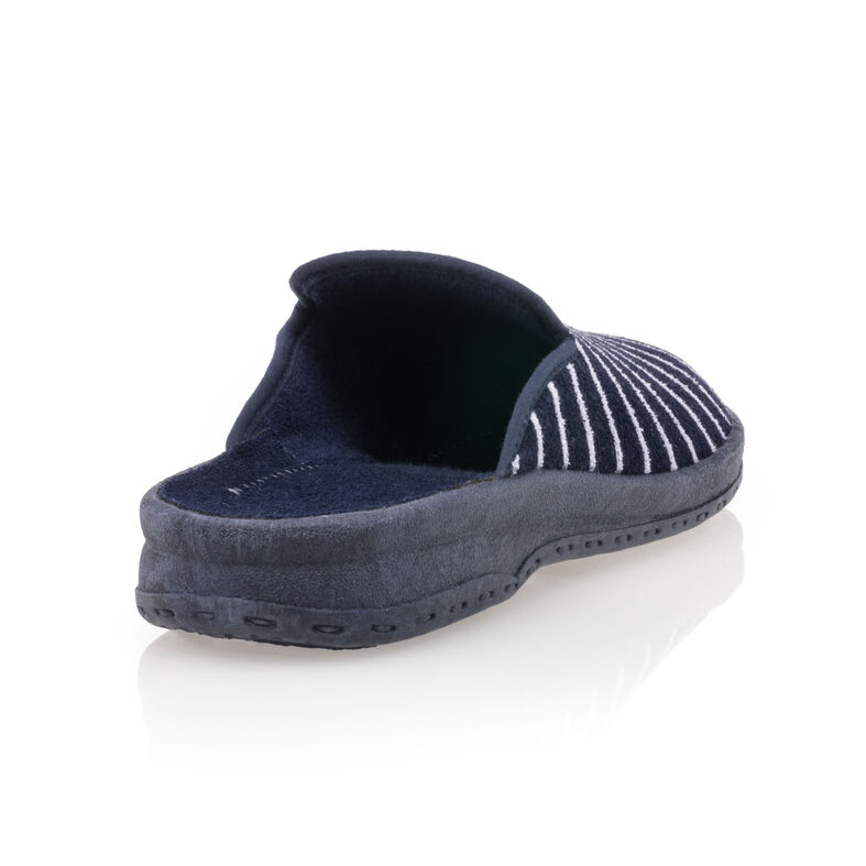 Blaue Herrenpantoffeln