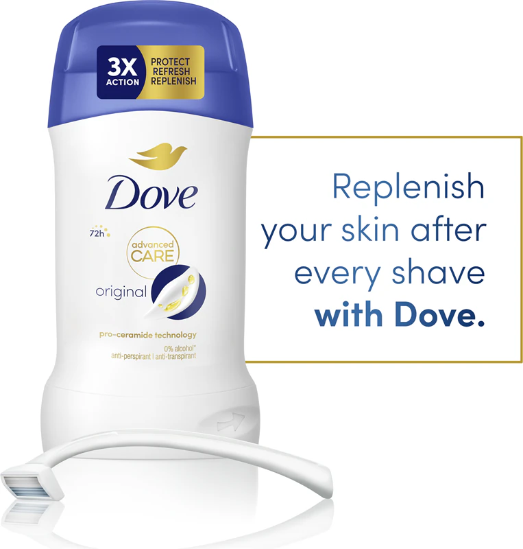 Desodorante em bastão Dove Advanced Care Original