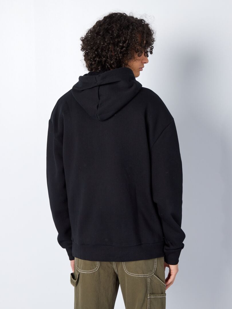 Moletom com capuz - preto