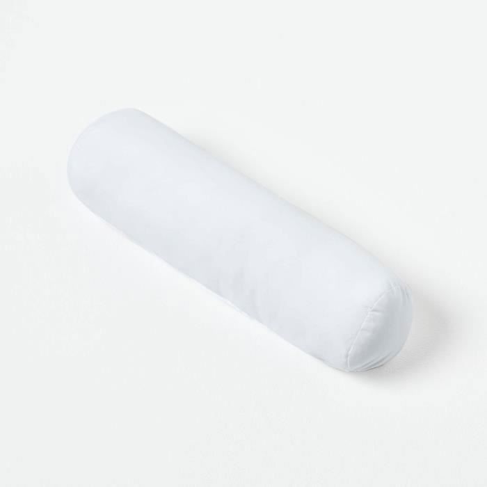 Almofada cilíndrica de microfibra – 30 x 9 cm