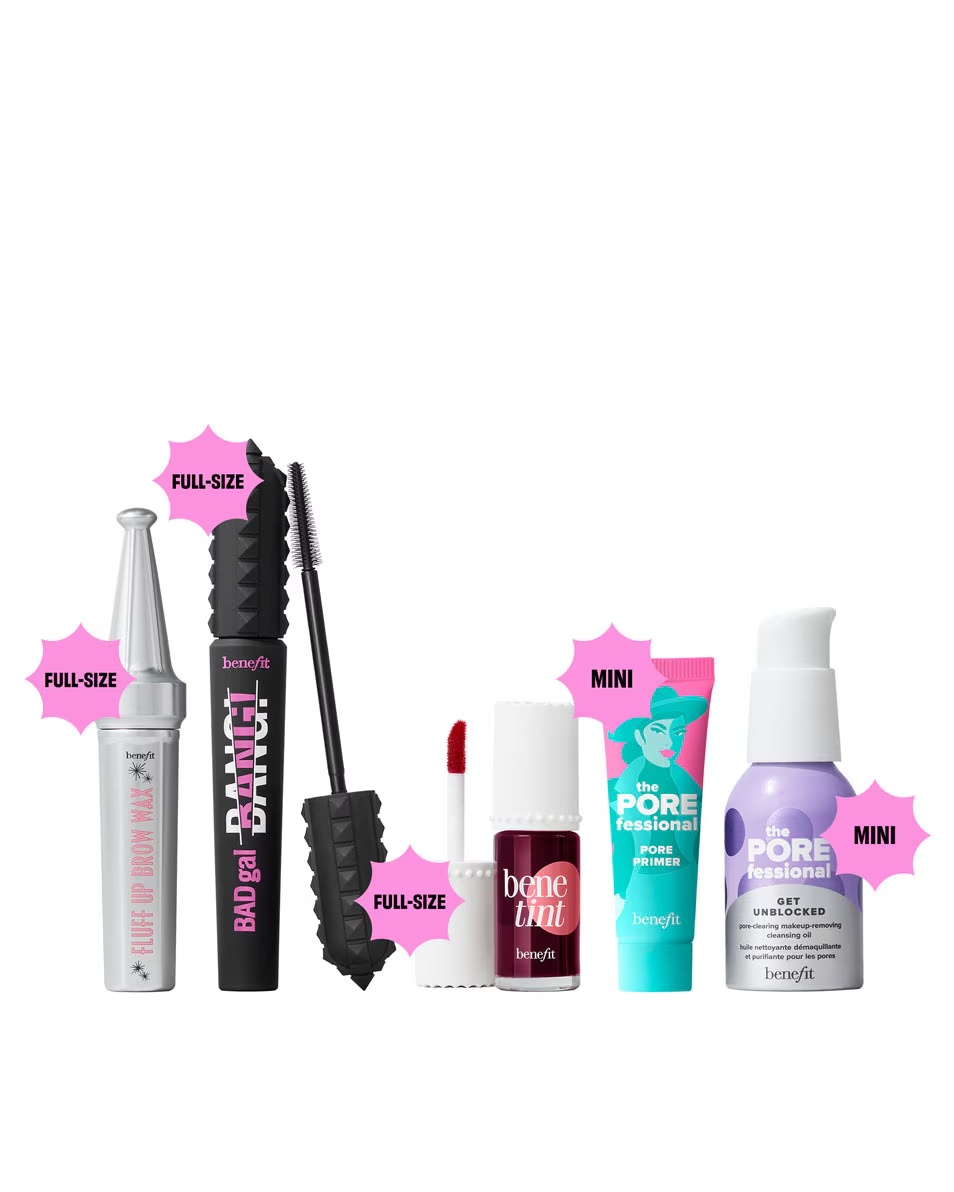 BENEFIT COSMETICS Χριστουγεννιάτικη συλλογή Glam-A-Grams - Σετ μακιγιάζ Kerst