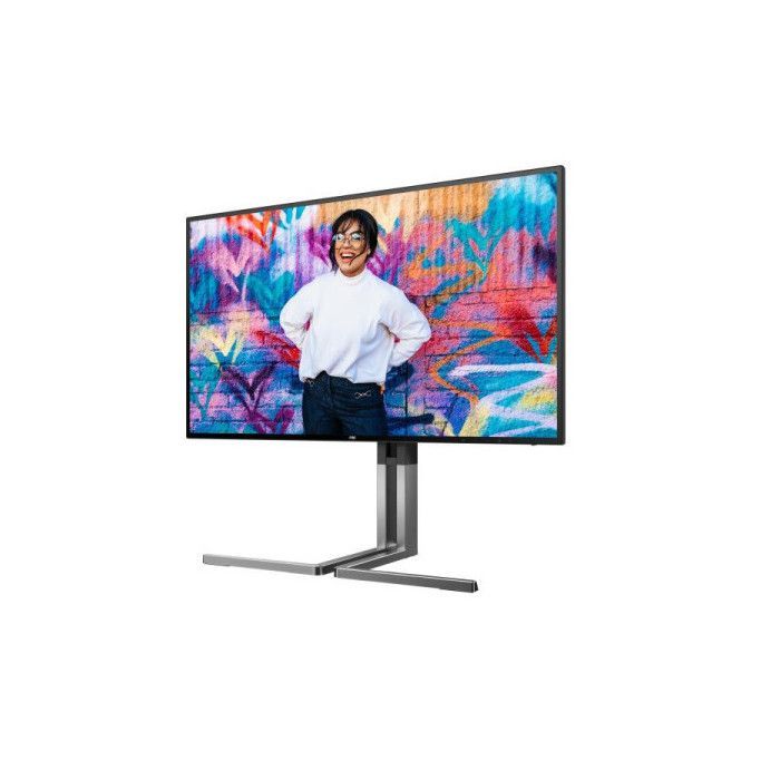 Écran Plat de PC - AOC - U27U3CV - 27 pouces - 4K Ultra HD - LCD Noir