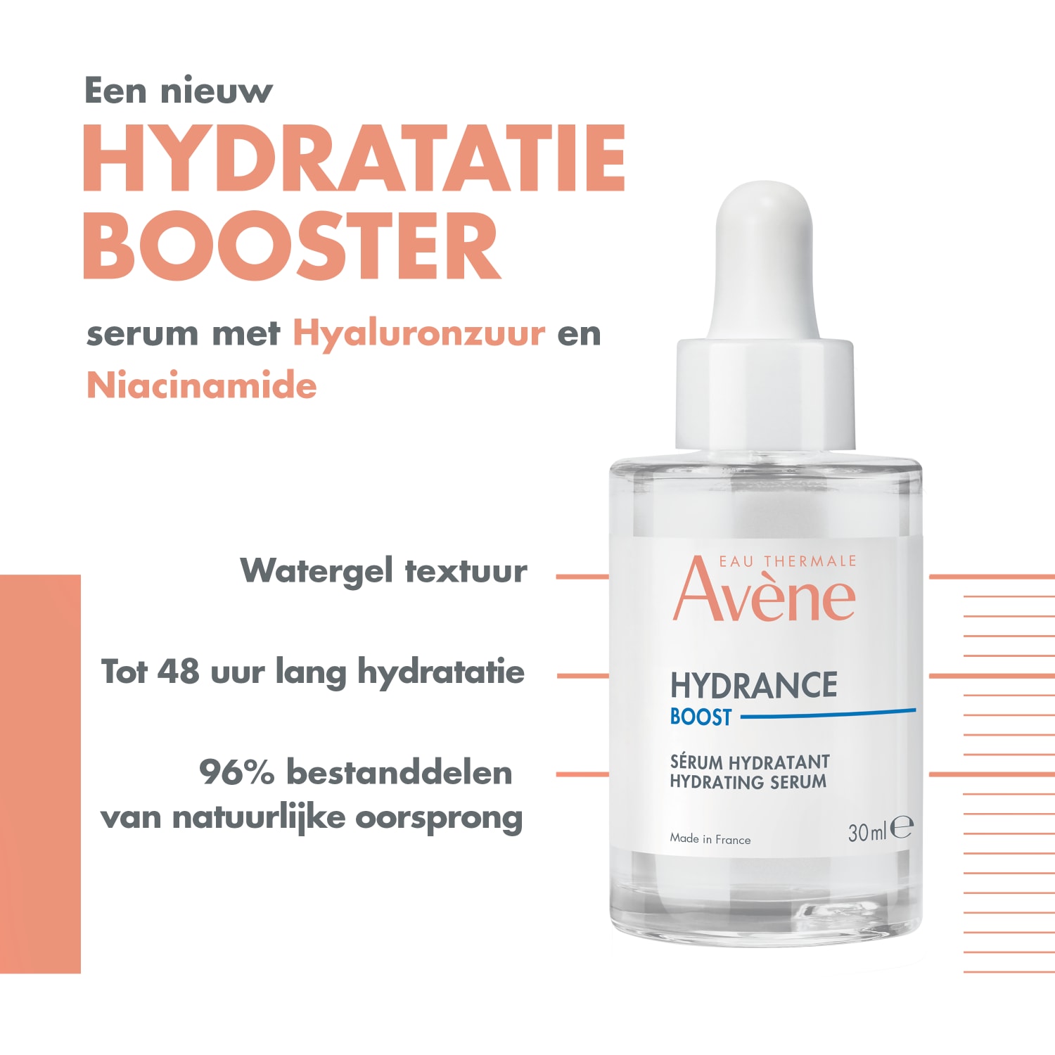 Avène Hydraterend Serum Hydrance Boost Vochtinbrengend Serum - 30 ml