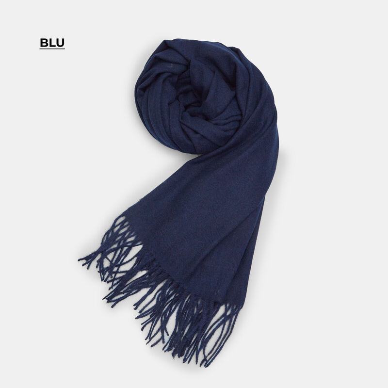 Sciarpa unisex con frange