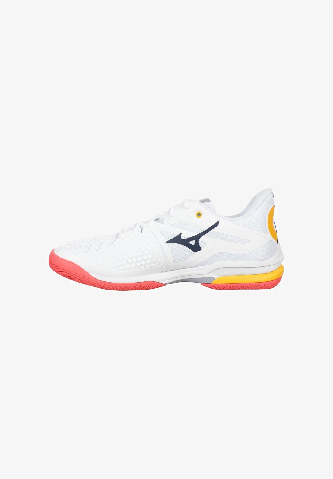 Mizuno WAVE EXCEED TOUR ALLCOURT - Scarpe da tennis multi-campo - bianco/corallo calypso/blu islandese