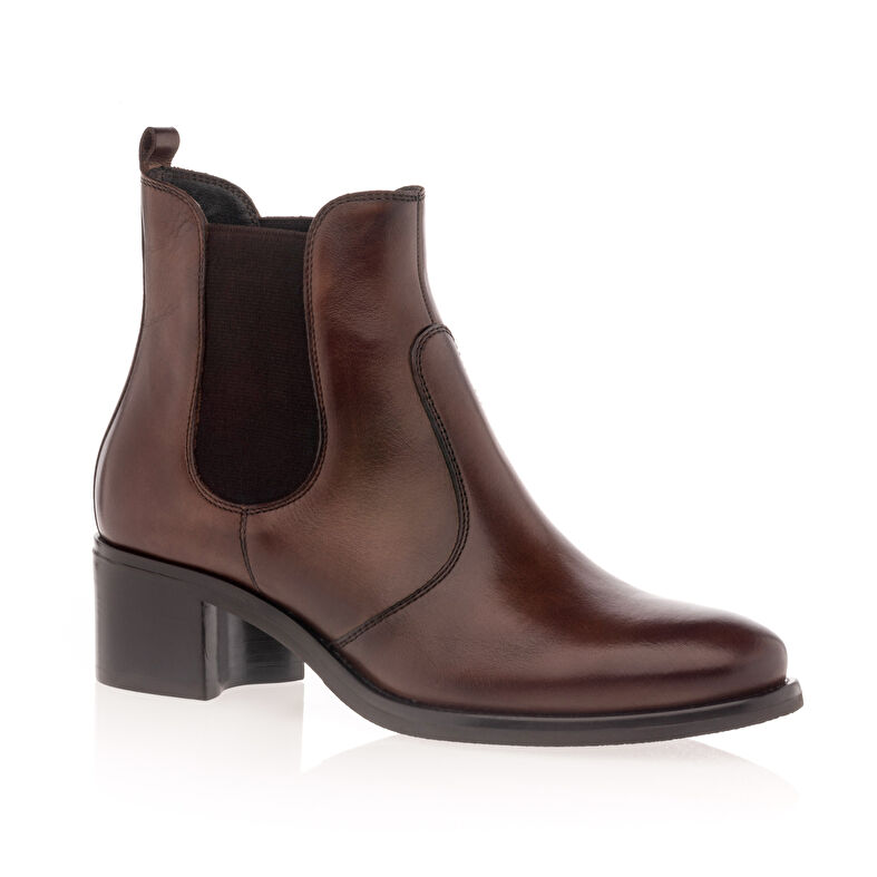 Braune Damenstiefel / Stiefeletten