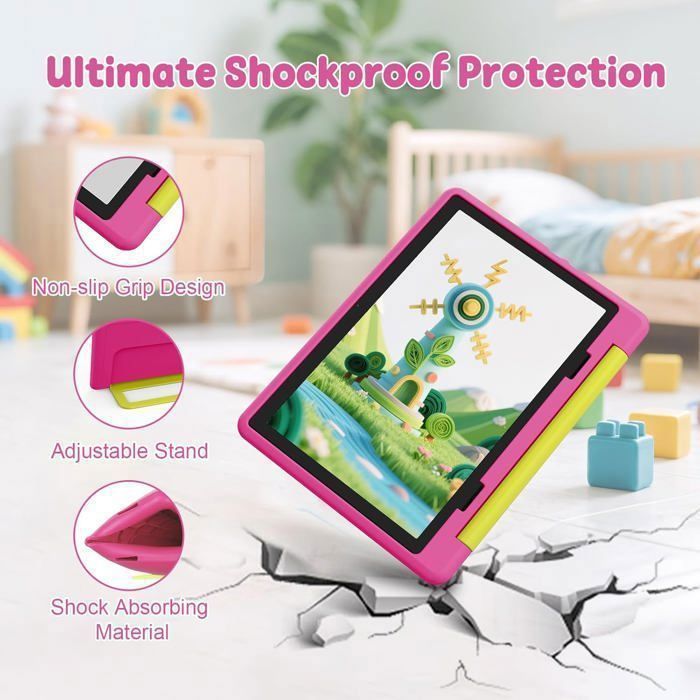 Tablette Enfant - KOTSREN - 10.1'' - Android 15 - 20Go RAM - 64Go (Ext. 1To)