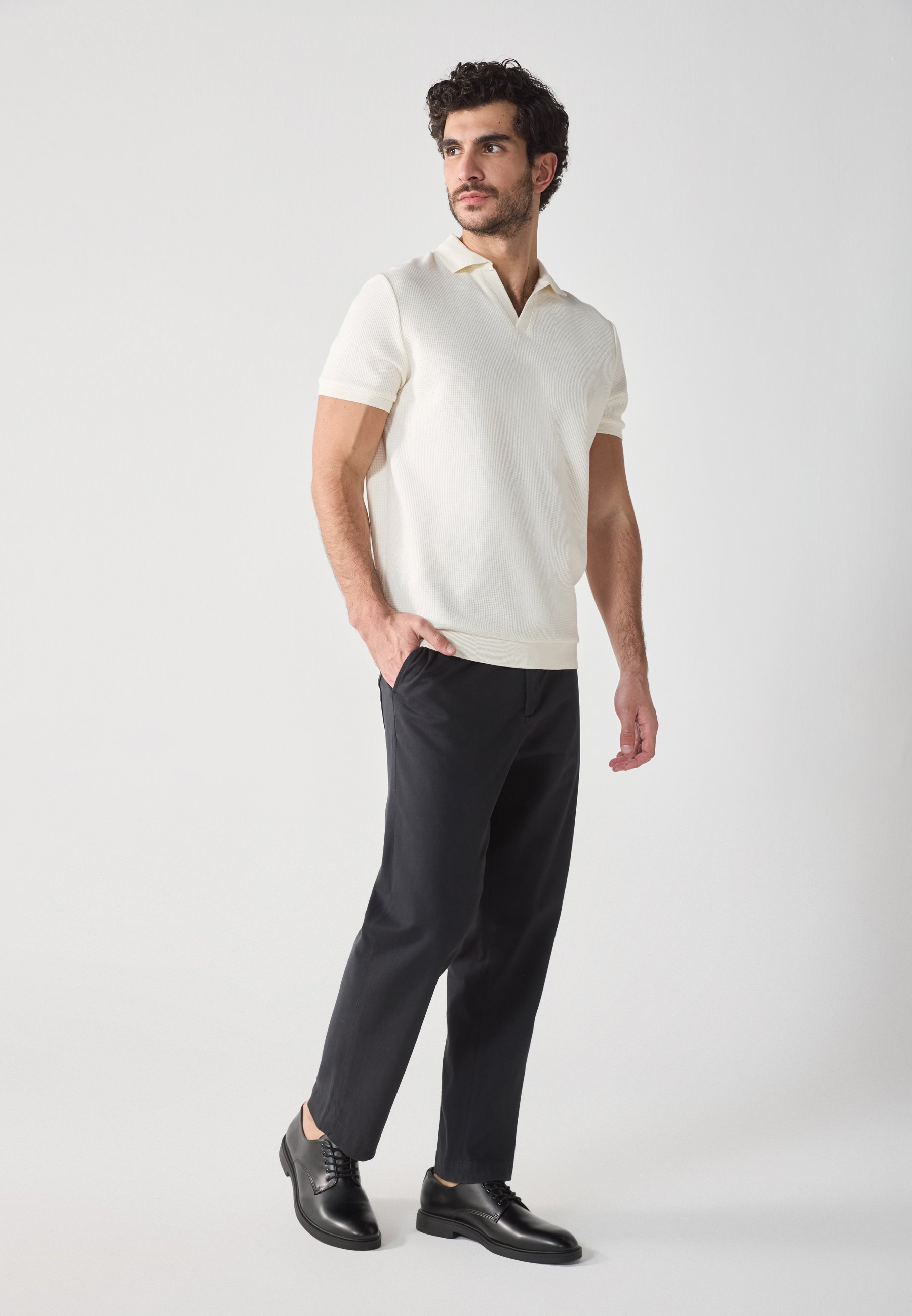 Pier One Smart veterschoenen - zwart