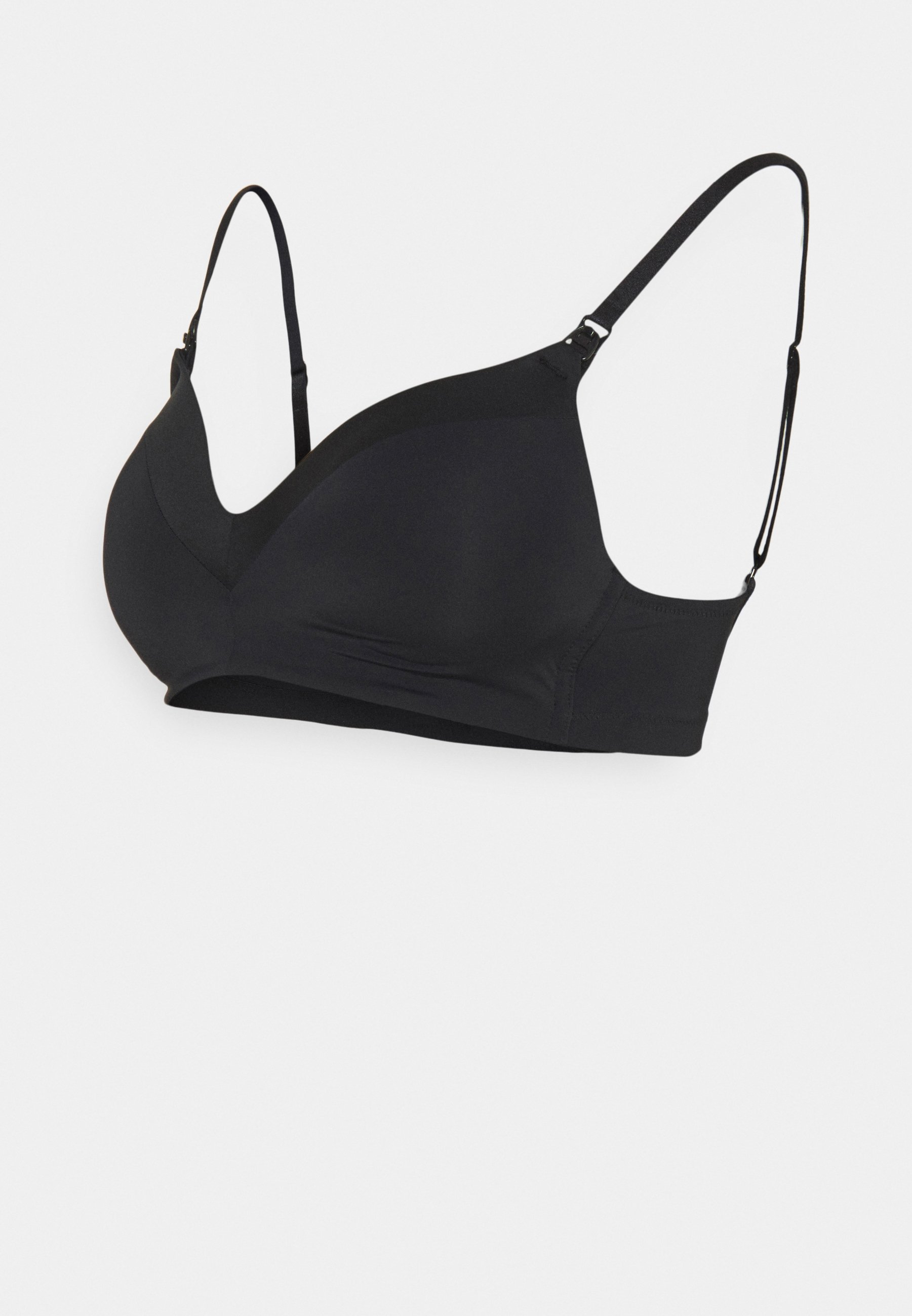 Lindex MATT SHINY NURSING BRA - T-shirt-bh - zwart