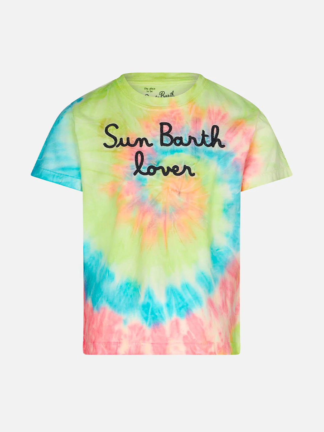 Mädchen-T-Shirt mit Sun-Barth-Motiv und Stickerei